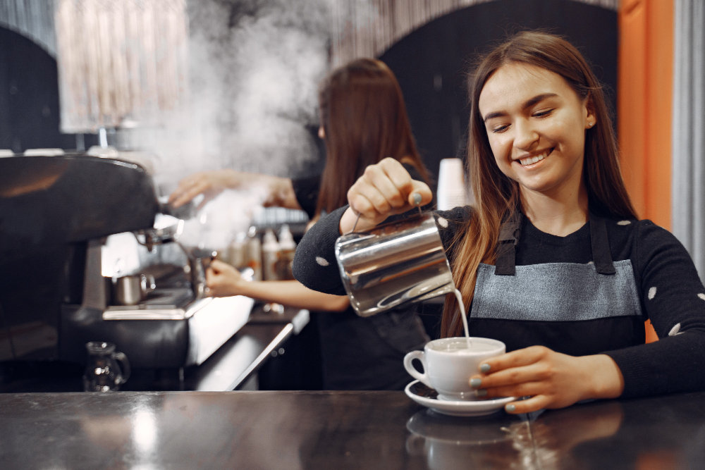 Barista cafeteria